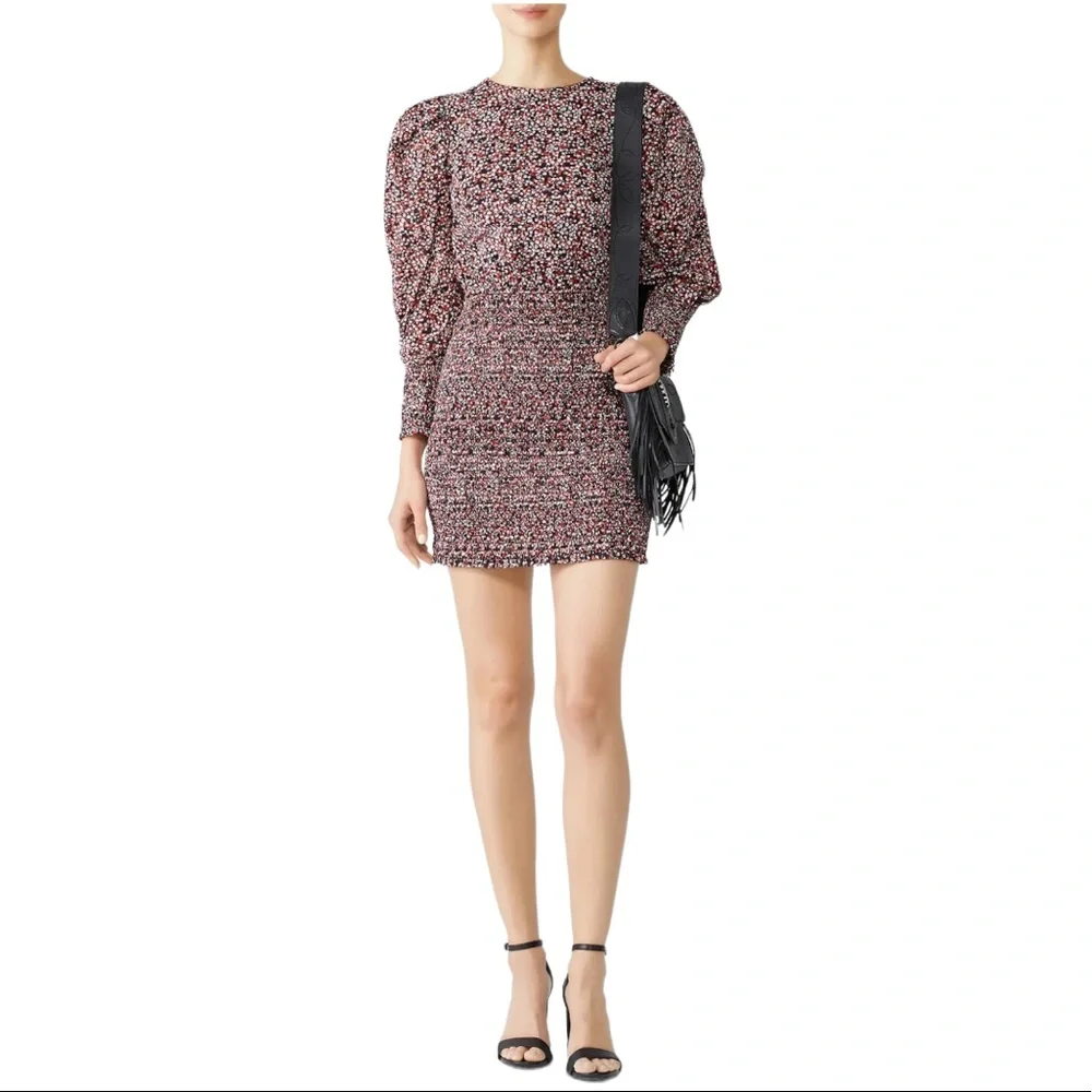 Rebecca Minkoff Tabby Smocked Floral Sheath Dress (XS) - Picture 11 of 11